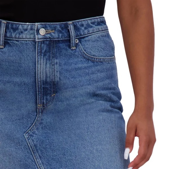 Lucky Brand Women's Midi Denim Skirt nwt - Picture 7 of 9